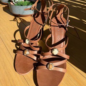 Valentino Garavani Open Toed Wedge Sandel Women's 37 (7 US) -$350